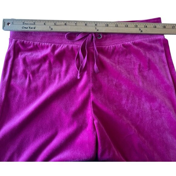 Danskin Pink Velour Track Suit Zip Hoodie Jogger Pant M 8-10 Mean Girls Costume - Picture 15 of 16